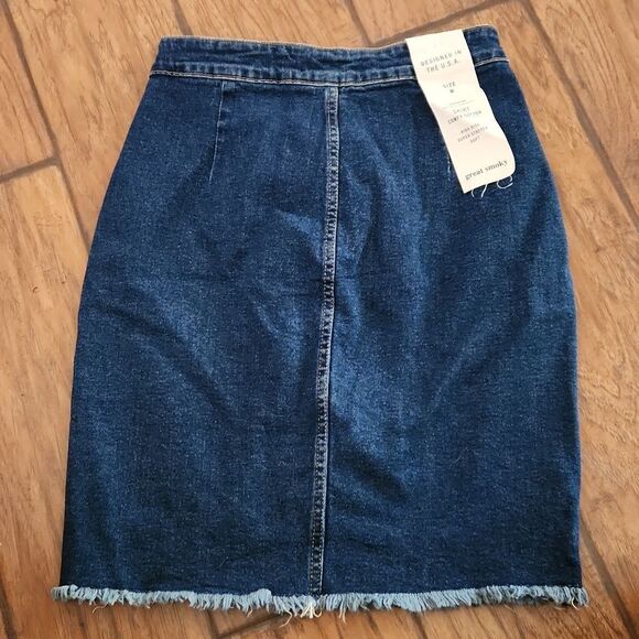 Women's medium Great Smoky Los Angeles denim skirt New with tag - Picture 4 of 7